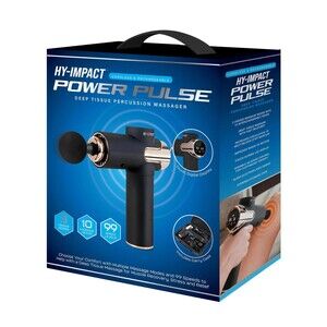 HY-IMPACT 03839 Power Pulse Deep Tissue Percussion Muscle Massager, Touch
